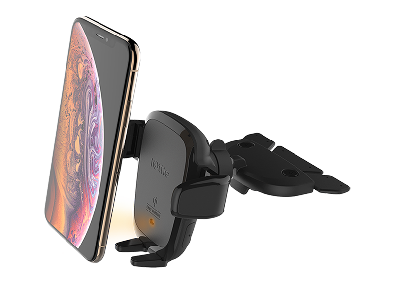 autosense_cd-vent_feature-image01 auto sense mounting detects and secures phone in auto sense cd slot mount, wirelessly charging phone mount