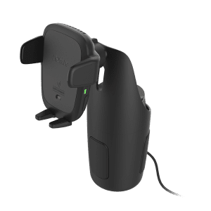 auto sense cup holder mount, wireless charging car mount, cup holder phone mount