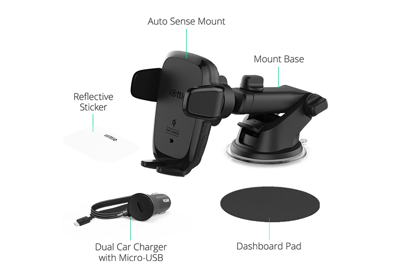 autosense_dash-vent_feature-image07 the auto sense dash & windshield mount includes a dash pad and power adapter with cable