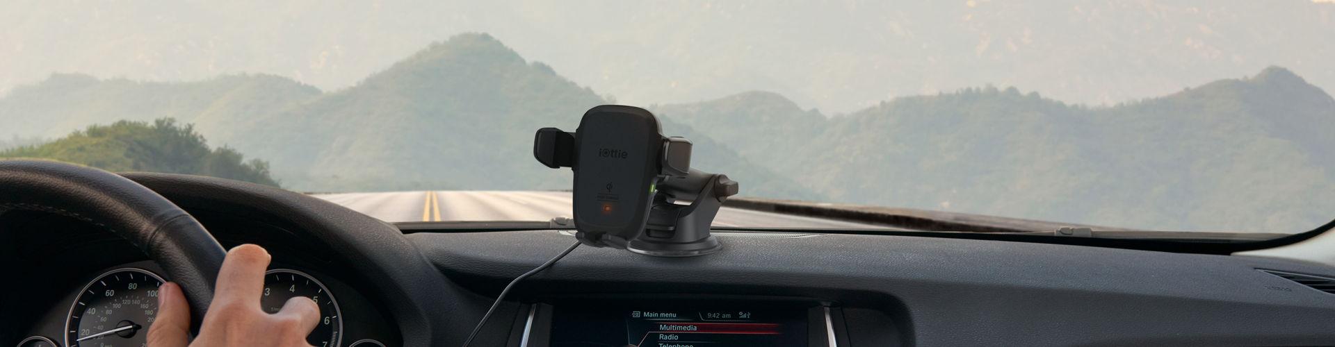 autosense_dash_feature-image00 the auto sense dash & windshield mount attached to vehicle dashboard, dash mount