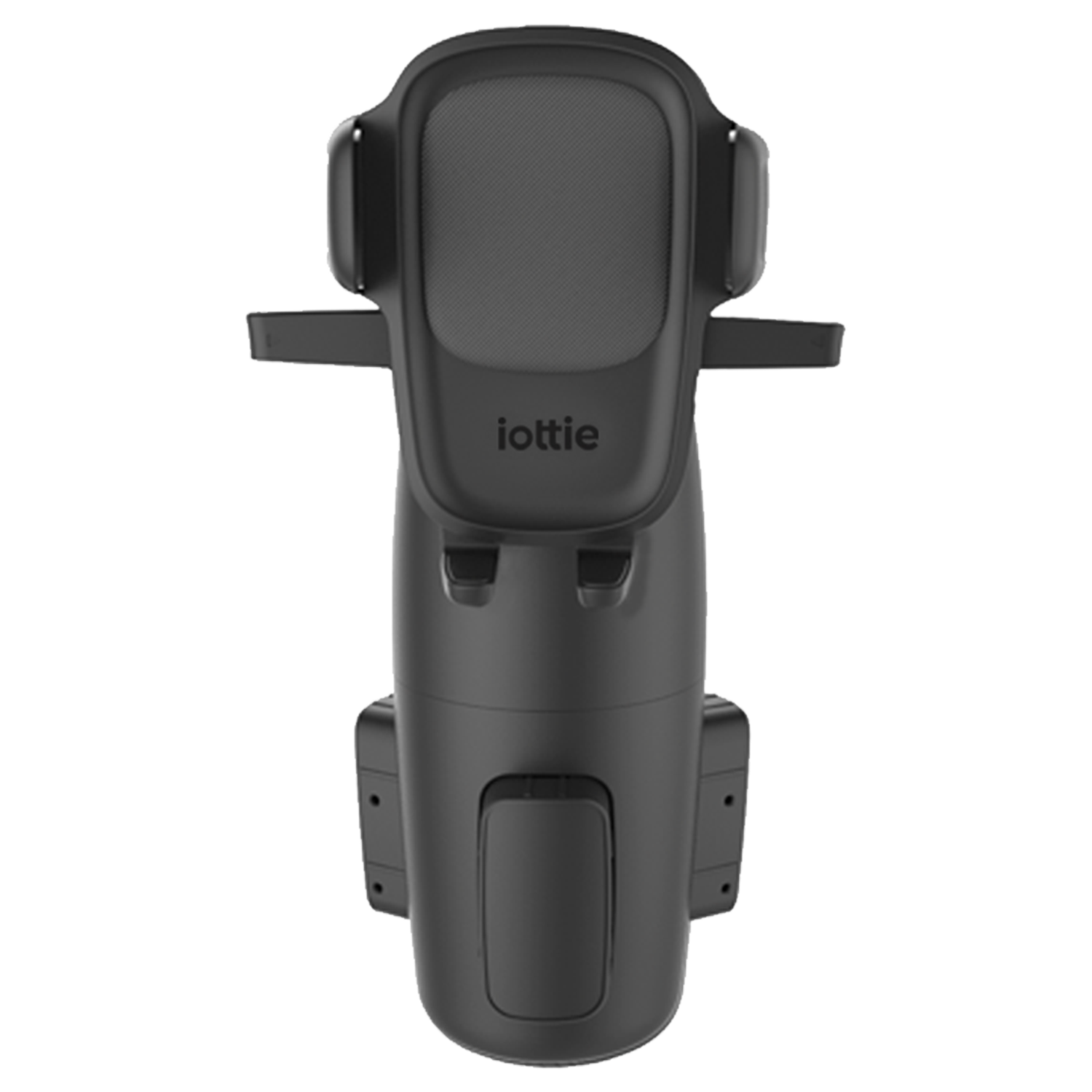 Front View of the iOttie Easy One Touch 5 Cup Holder Universal Car Mount Phone Holder for iPhone, Samsung, Moto, Huawei, Nokia, LG, Google Smartphones