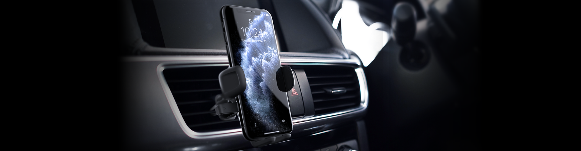 eot5_vent_feature-image00 Easy One Touch 4 Universal Car Mount Phone Holder Installed in Air Vent