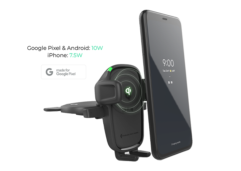 qi-certified wireless charging with the easy one touch 2 cd slot