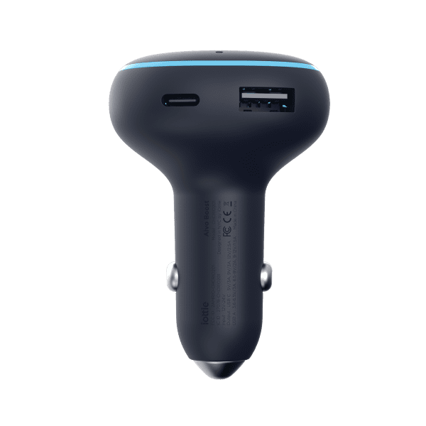 Aivo Boost Dual Port Car Charger, Alexa Built-in, USB-C & USB-A