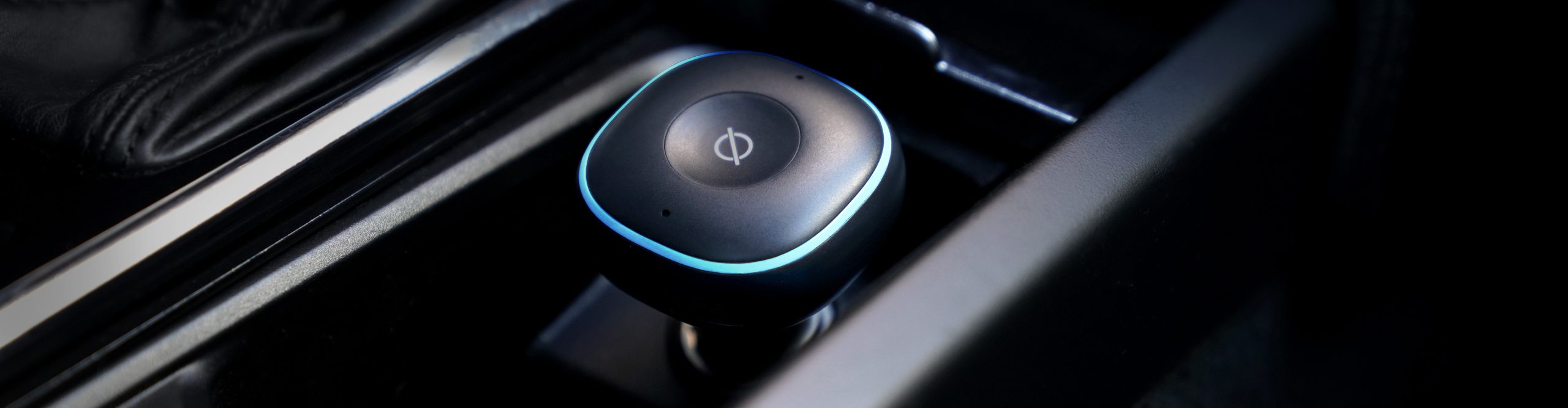 iottie.com_aivoboost_lifestyle Aivo Boost Dual Port Car Charger, Alexa Built-in, compact car charger, LED indicator
