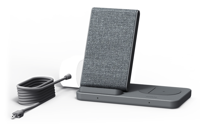 iottie.comion-wireless-duo-stand_darkgray_detail_whats-in-the-box iON Wireless Duo Stand Made for Google, Dual Charging Stand, Power Adapter, & Cable