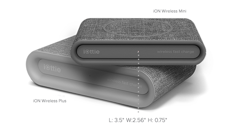 iottie.comionw-mini_ash_detail_lightweight-compact iON Wireless Mini Charing Pad, a Portable Charge for On-the-Go Power