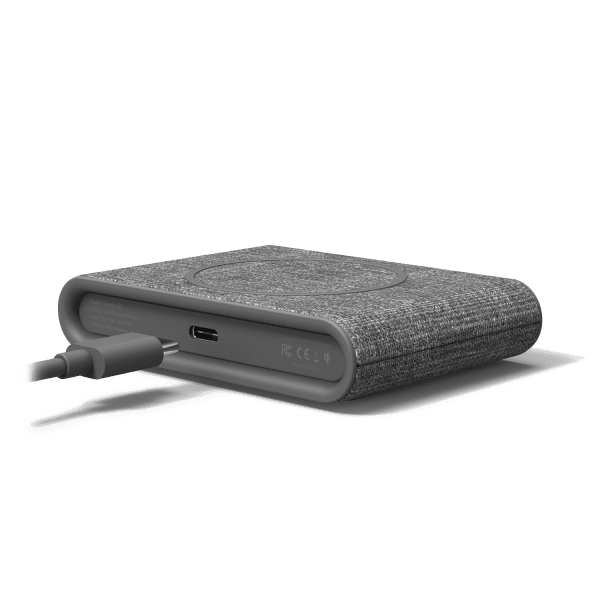Rear View of the iON Wireless Mini Charing Pad in Ash