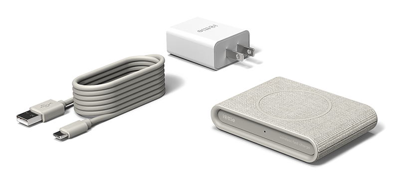 iottie.comionw-mini_ivory_detail_whats-in-the-box iON Wireless Mini Charging Pad in Ivory Includes Power Adapter & USB Cable