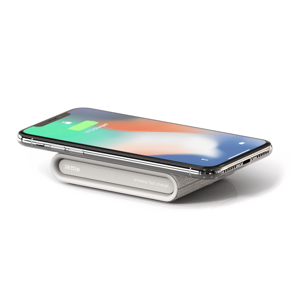 Phone Fast Charging on the iON Wireless Mini in Ivory
