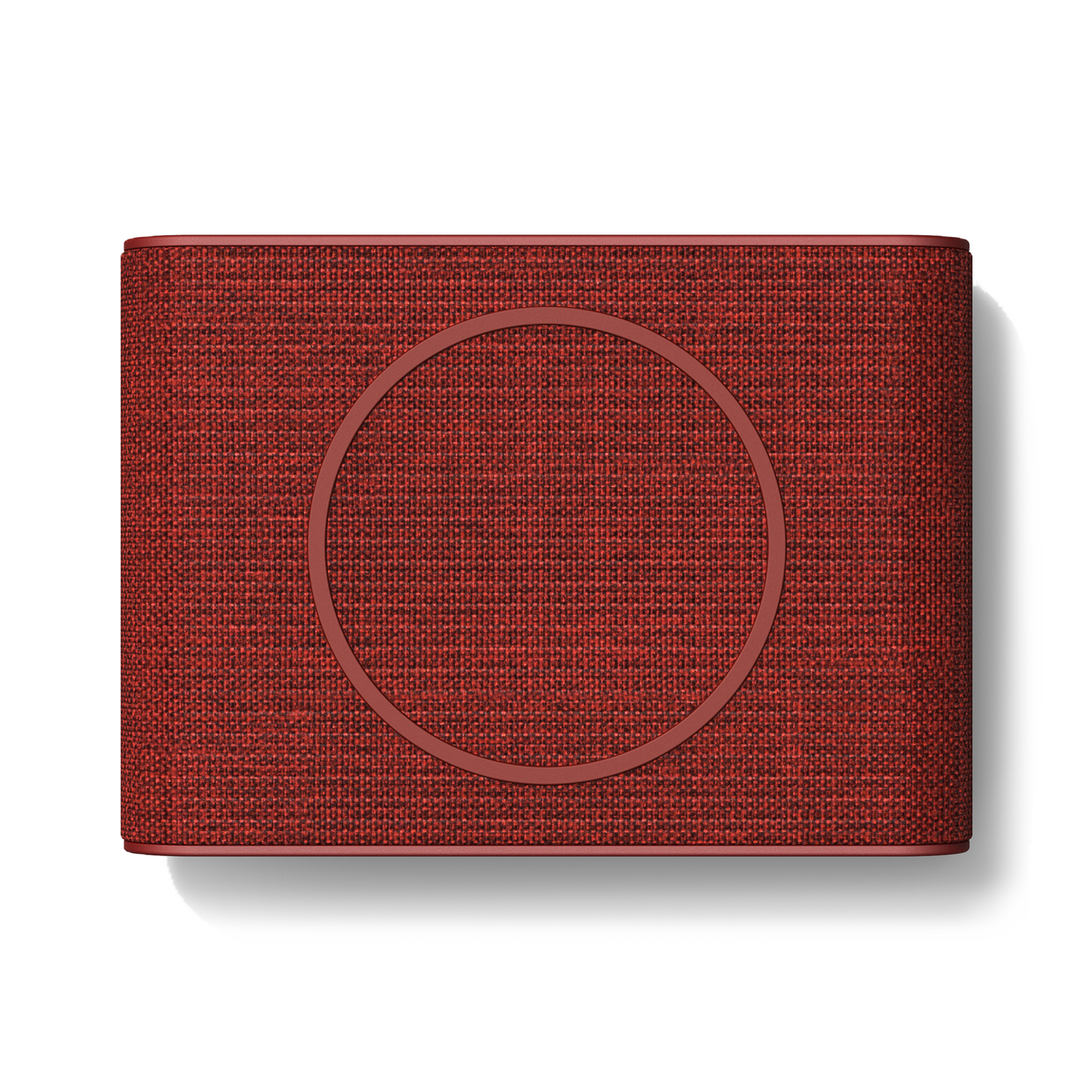 Top View of the iON Wireless Mini Charging Pad in Ruby