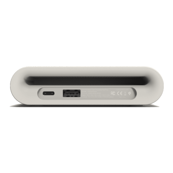 Rear View of the iON Wireless Plus Charging Pad in Ivory