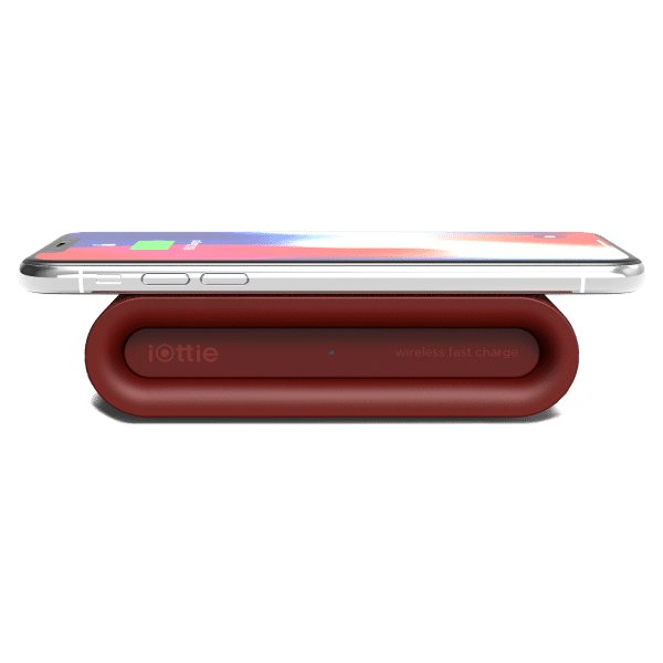 iPhone Wirelessly Fast Charging on the iON Plus in Ruby