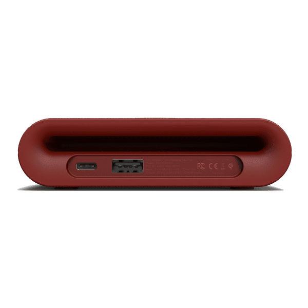Rear View of the iON Wireless Plus Charging Pad in Ruby
