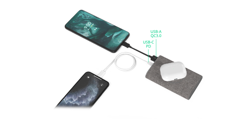 iottie.comionw_go_ash_detail_multi-charging iON Wireless Go Power Bank in Ash Offers Multiple Ways to Charge