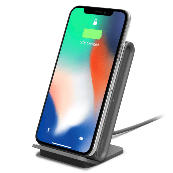 iPhone Charing on the iON Wireless Stand