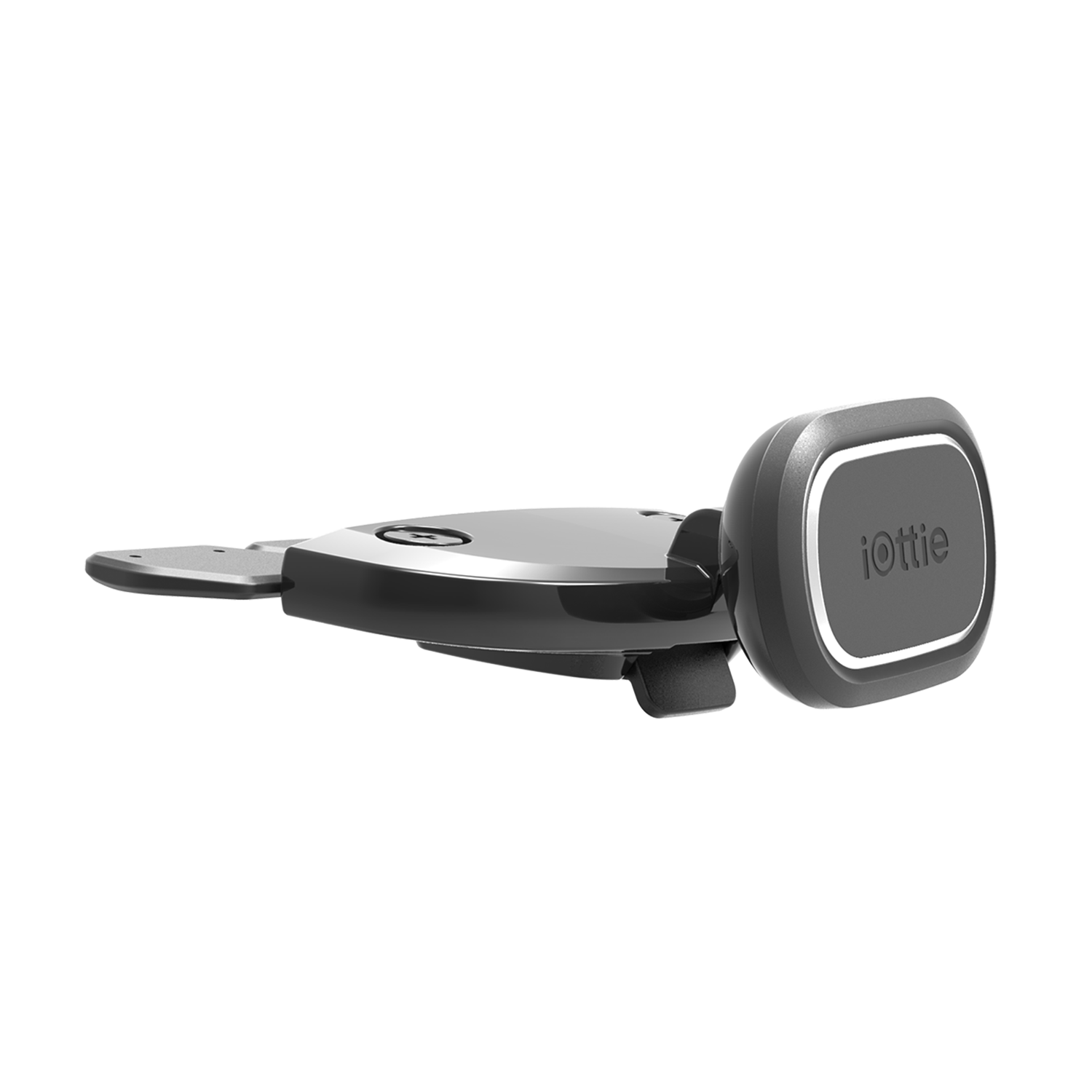 side view of the iTap Magnetic 2 CD Slot Mount, wireless charging car phone mount