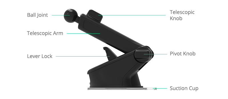 iottie.comdashboard-mounting-base_detail_at-a-glance dashboard mounting base specifications, replacement for dash and windshield mount