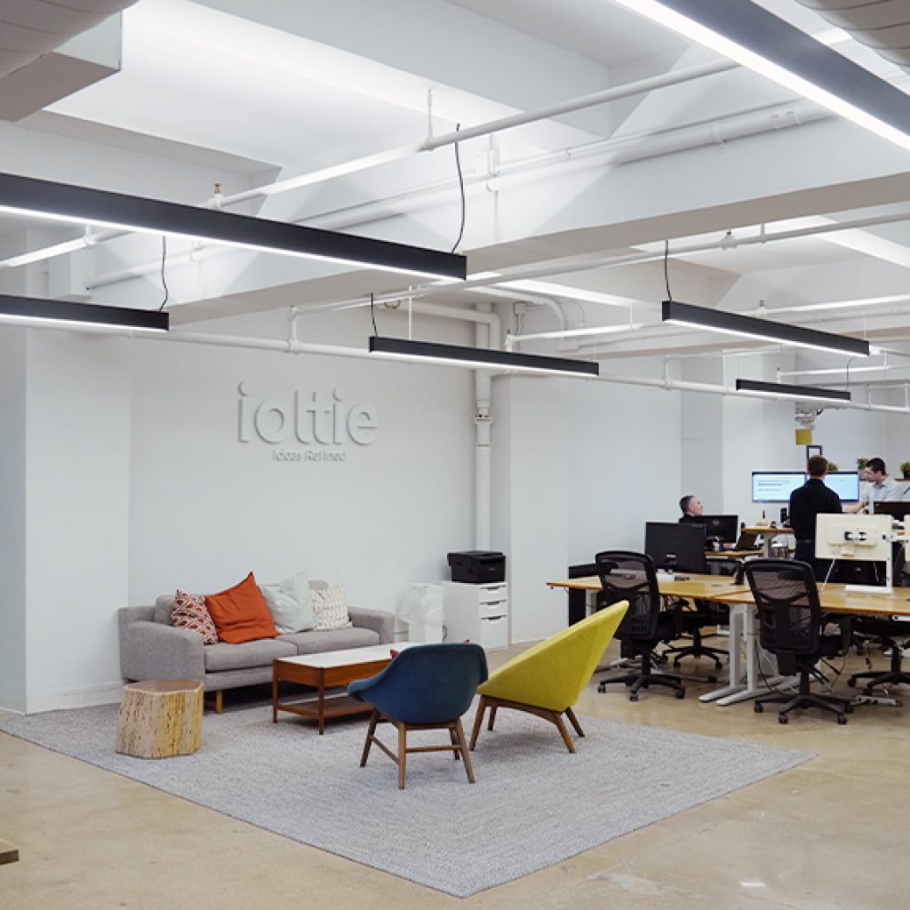 Interior of iOttie offices in NYC